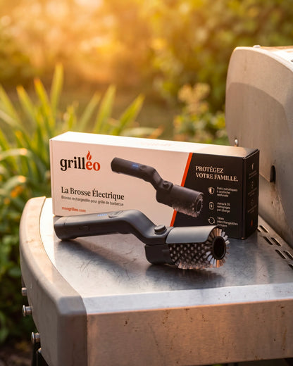 GRILLEO™ — La Brosse qui Efface la Corvée
