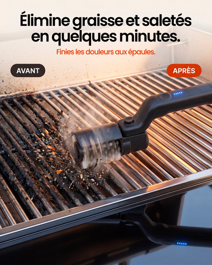 GRILLEO™ — La Brosse qui Efface la Corvée