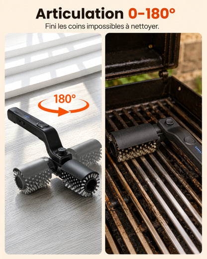 GRILLEO™ — La Brosse qui Efface la Corvée