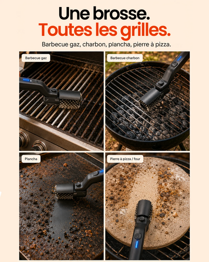 GRILLEO™ — La Brosse qui Efface la Corvée