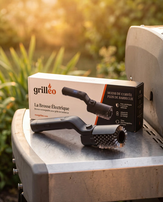 GRILLEO™ — La Brosse qui Efface la Corvée